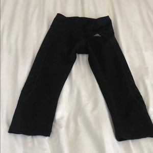 Adidas Capri black exercise pants
